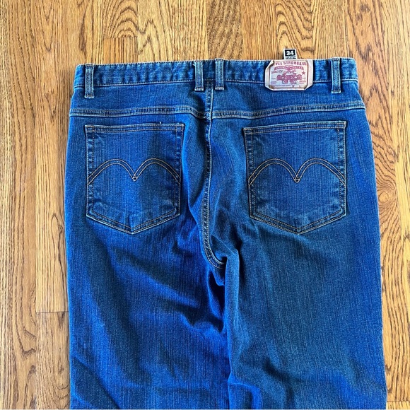 Levee Strong & Co Dubai's Men’s Denim Blue Jeans Waist 34 Inseam 32 - Picture 4 of 6
